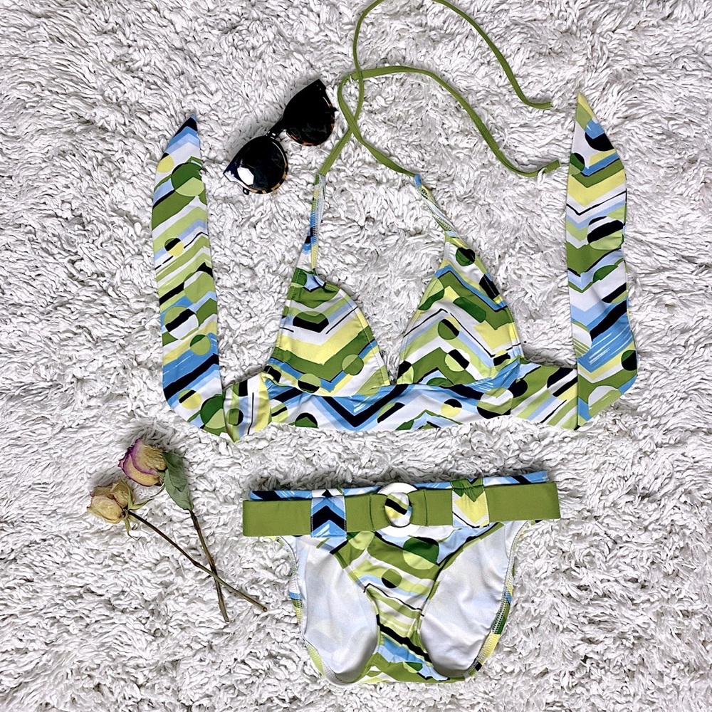 Y2k Abstract Print Mossimo Bikini 🏝👙